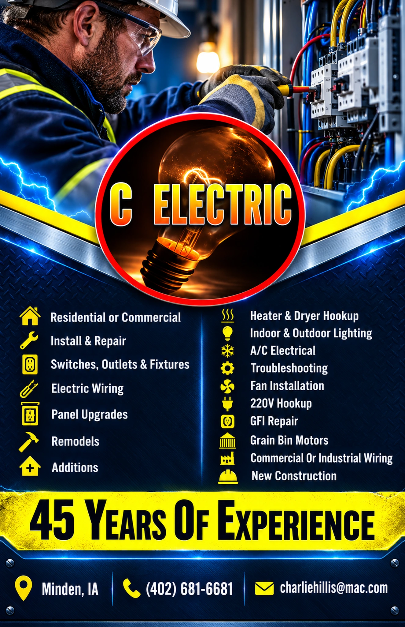 C Electric advertisement