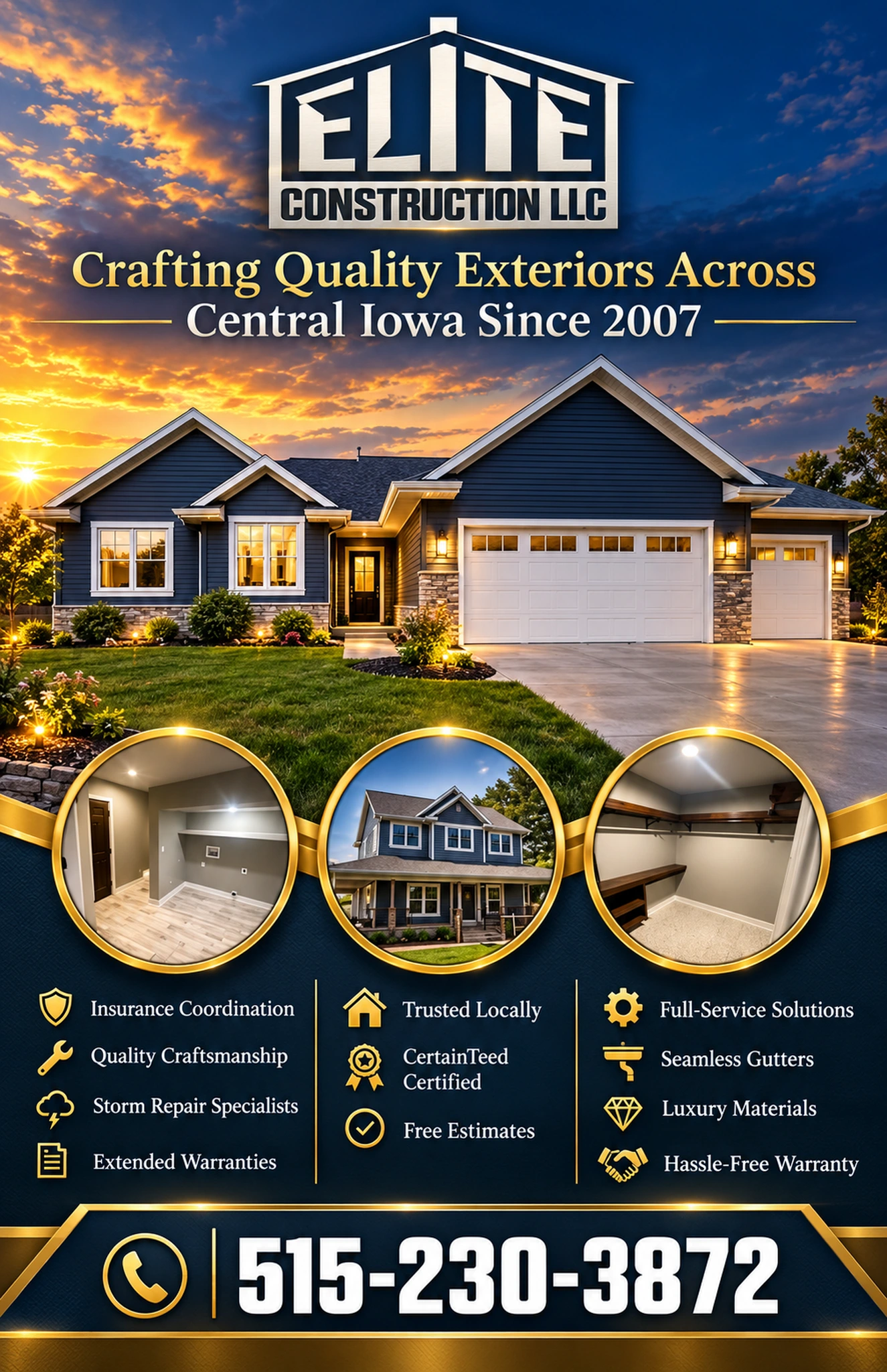 Elite Construction LLC advertisement